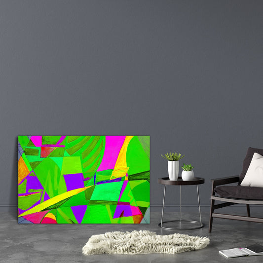 Abstract D3 Canvas Painting Synthetic Frame