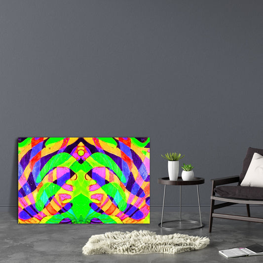 Abstract D5 Canvas Painting Synthetic Frame