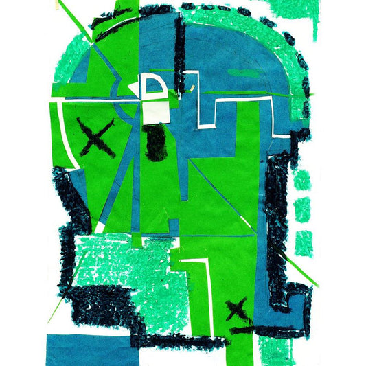 Abstract Canvas Painting Synthetic Frame