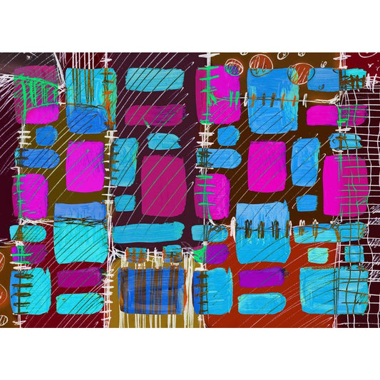 Abstract Canvas Painting Synthetic Frame