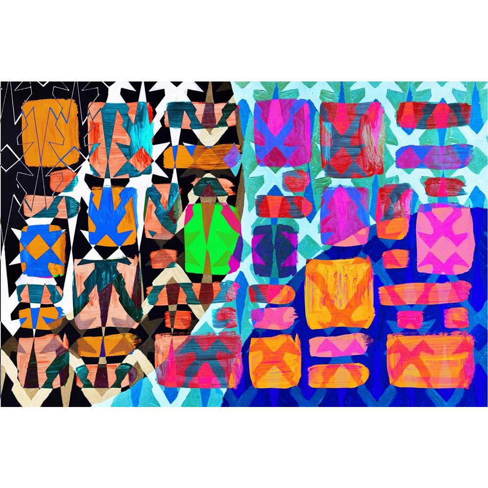 Abstract Canvas Painting Synthetic Frame