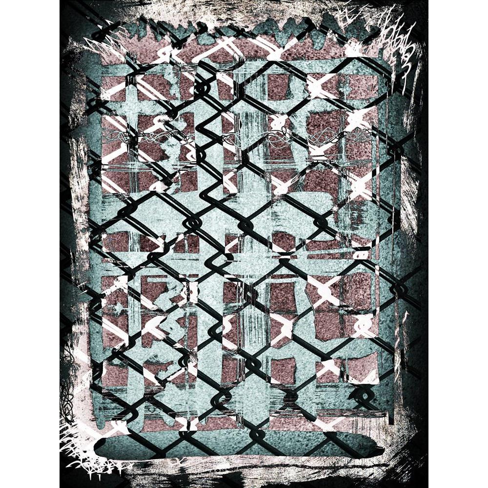 Abstract Canvas Painting Synthetic Frame