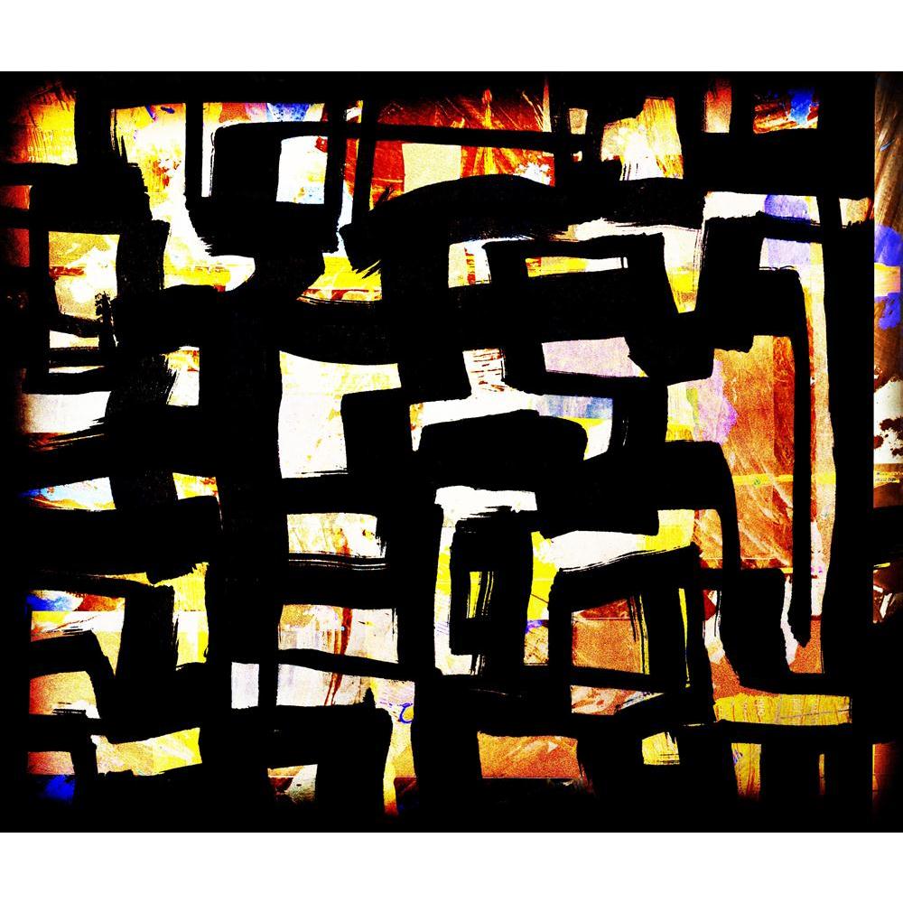 Abstract Canvas Painting Synthetic Frame