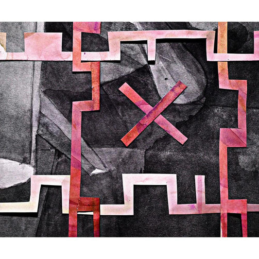 Abstract Canvas Painting Synthetic Frame