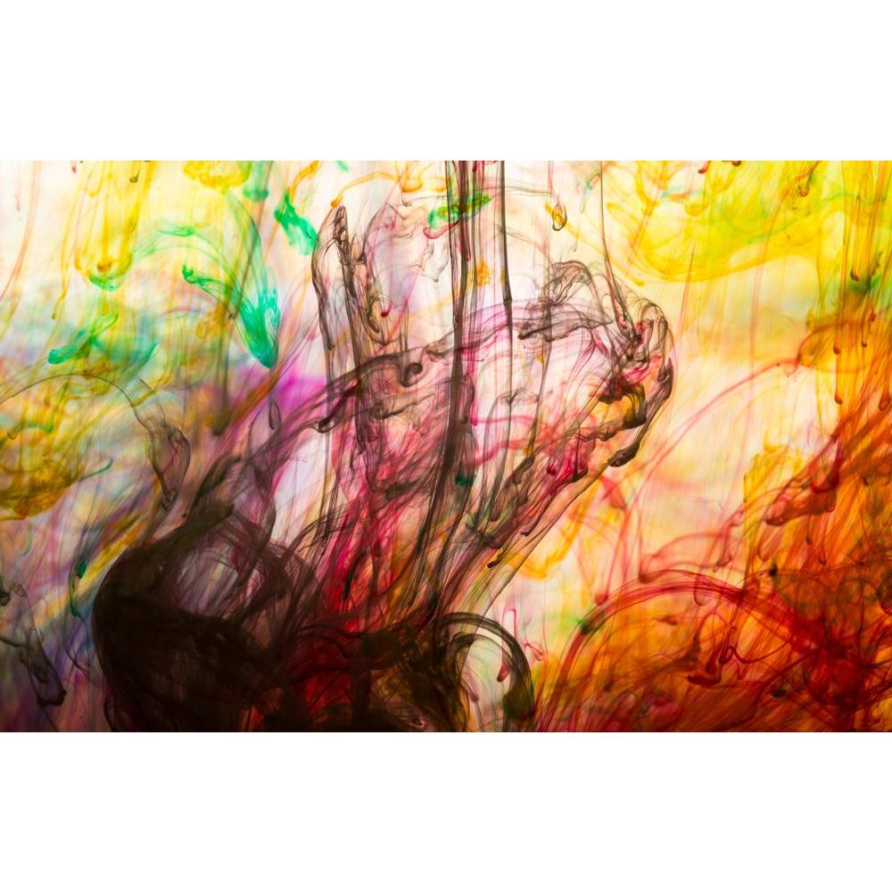 Abstract Artwork Canvas Painting Synthetic Frame