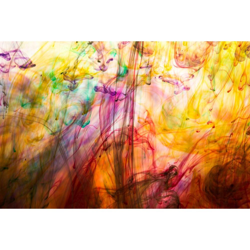 Abstract Artwork Canvas Painting Synthetic Frame